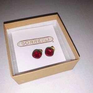 Sorrelli Cushion-Cut Solitaire Stud Earrings, NWOT